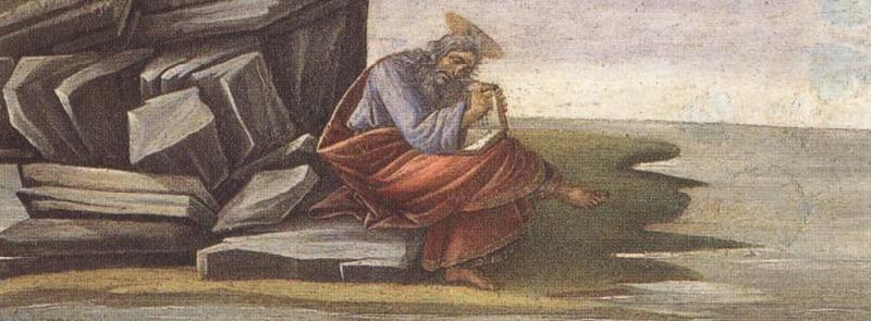 St John the Evangelist at Patmos, Sandro Botticelli